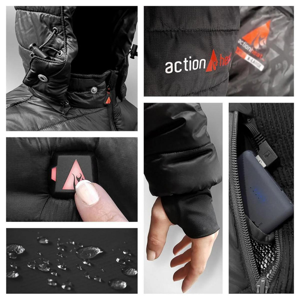 Open Box ActionHeat 5V Youth Battery Heated Puffer Jacket