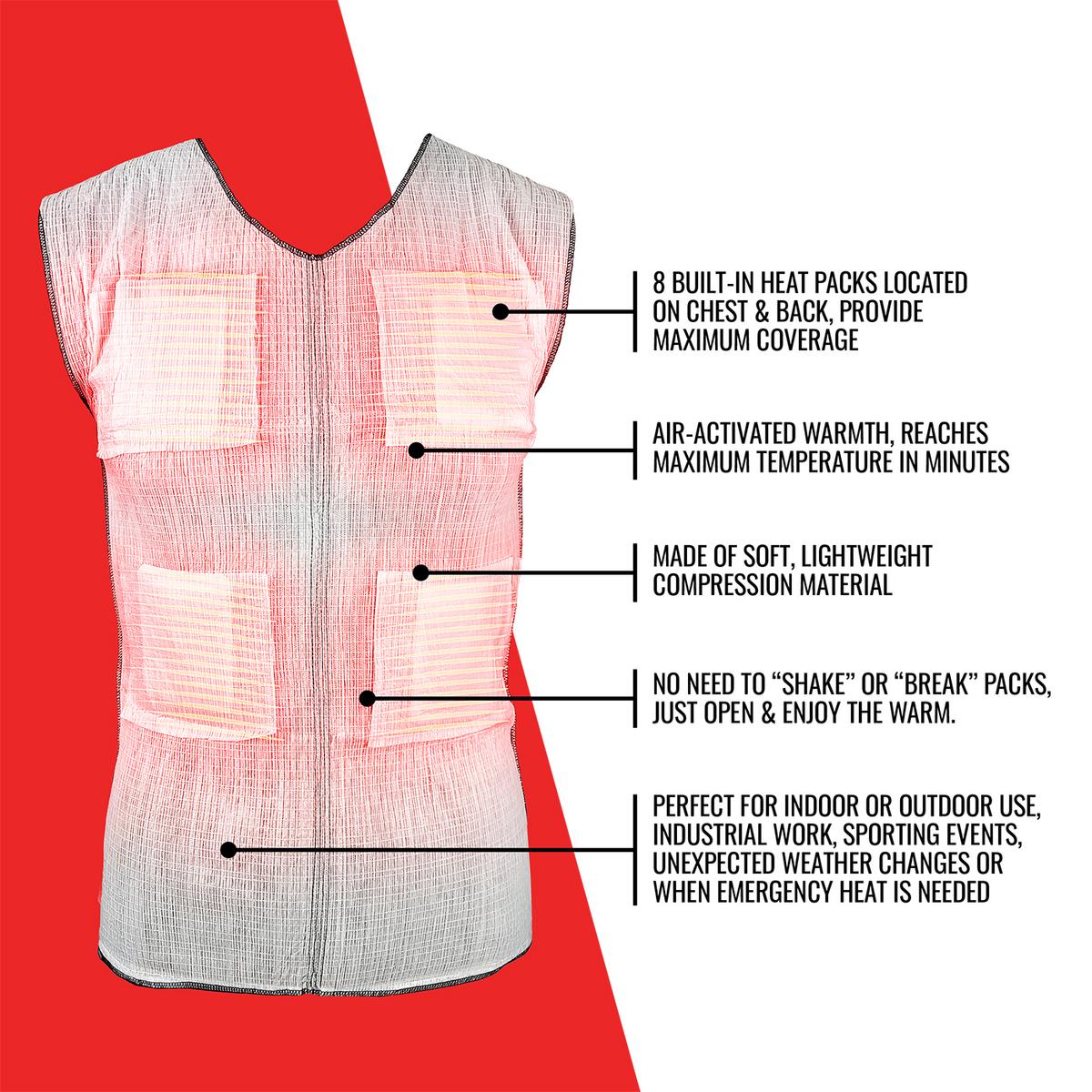 ActionHeat Instant Warming Vest (One-Time Use)