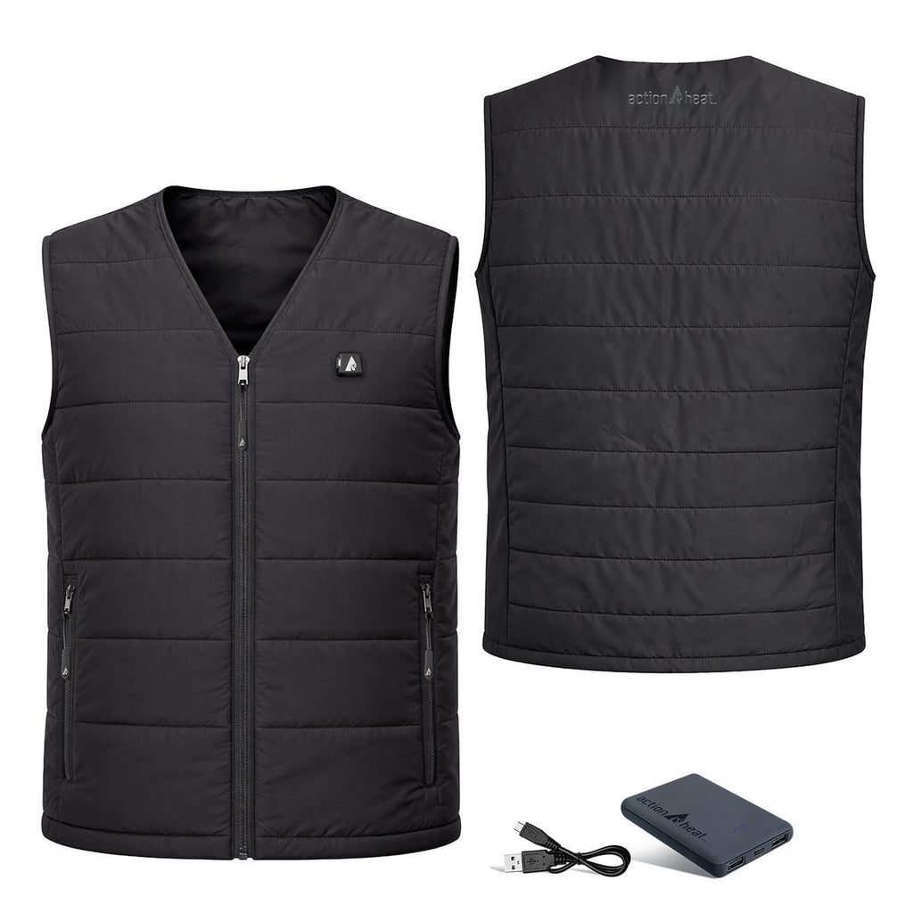 Open Box ActionHeat 5V Classic Insulated Puffer Heated Vest Liner