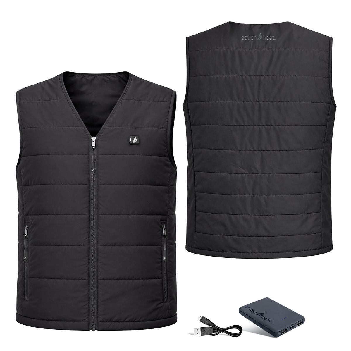 Open Box ActionHeat 5V Classic Insulated Puffer Heated Vest Liner