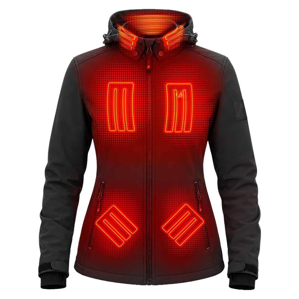 Open Box ActionHeat Pro Series+ Bluetooth Women's Softshell Heated Jacket