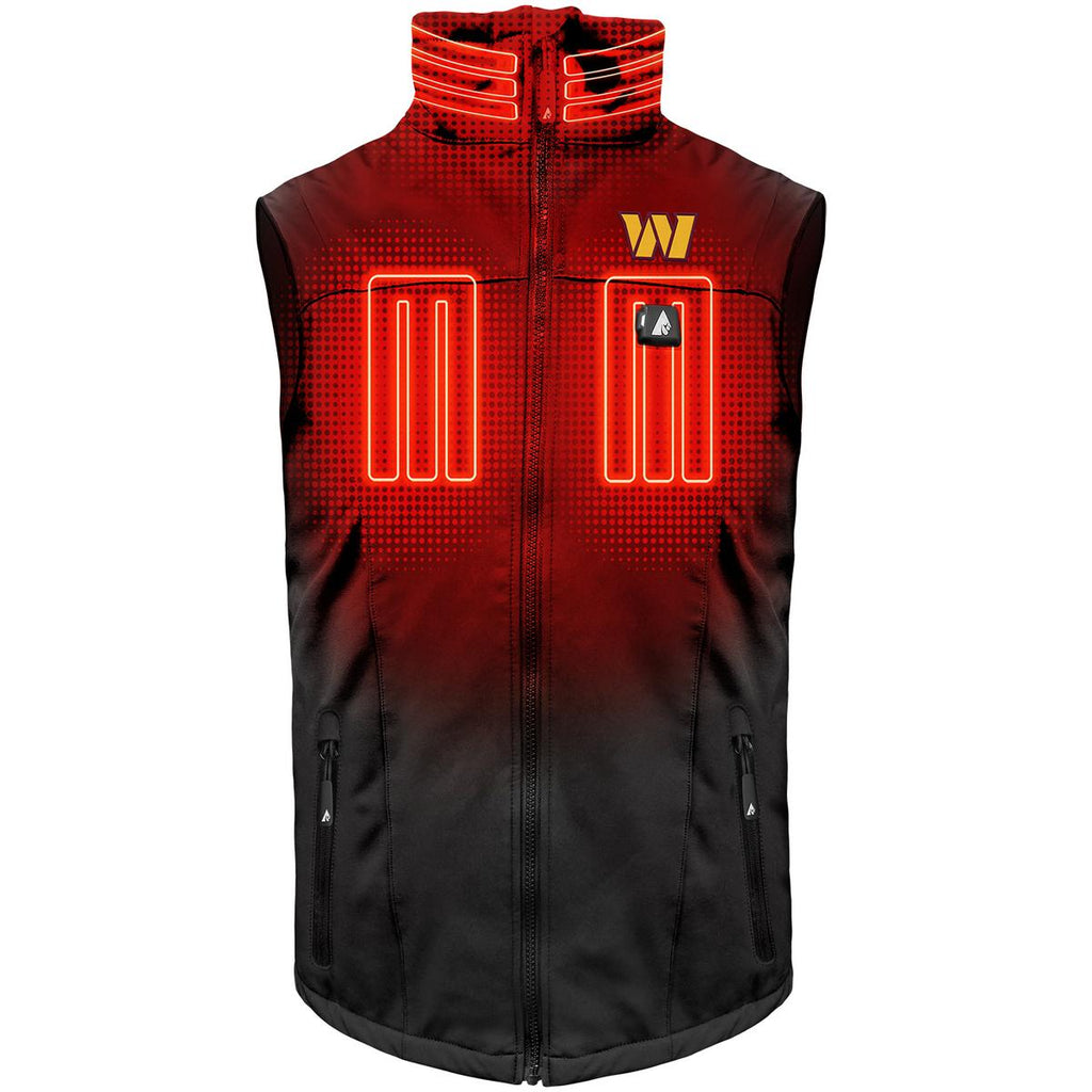 ActionHeat Washington Commanders 5V Men's Softshell Battery Heated Vest