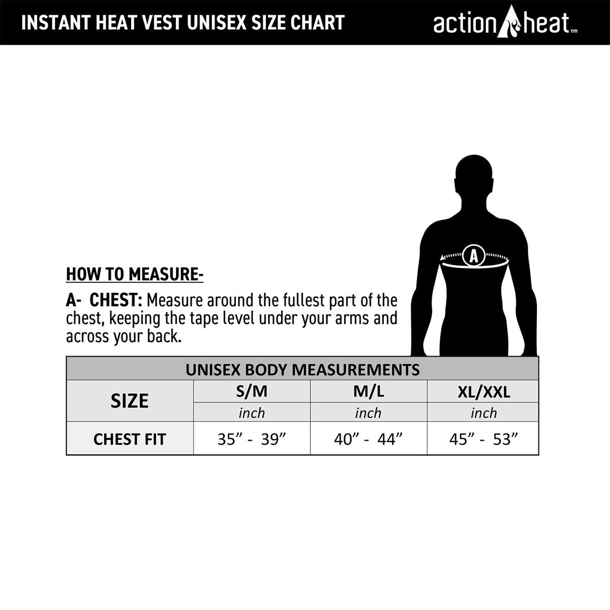 ActionHeat Instant Warming Vest (One-Time Use)