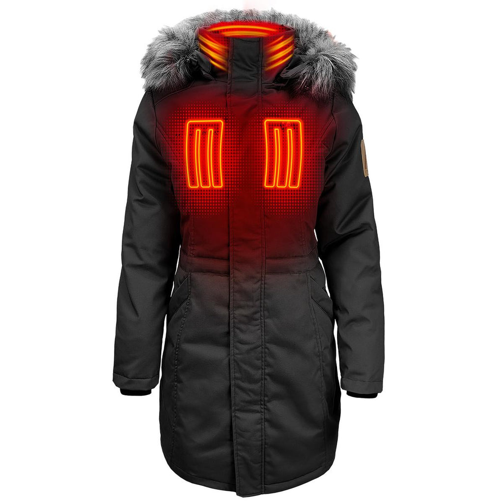 Open Box ActionHeat 5V Women's Battery Heated Parka Jacket