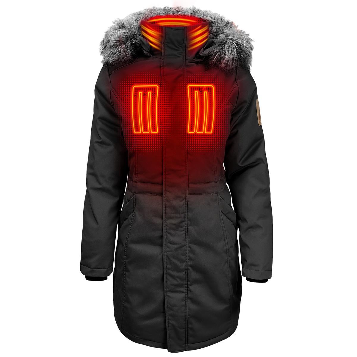 Open Box ActionHeat 5V Women's Battery Heated Parka Jacket