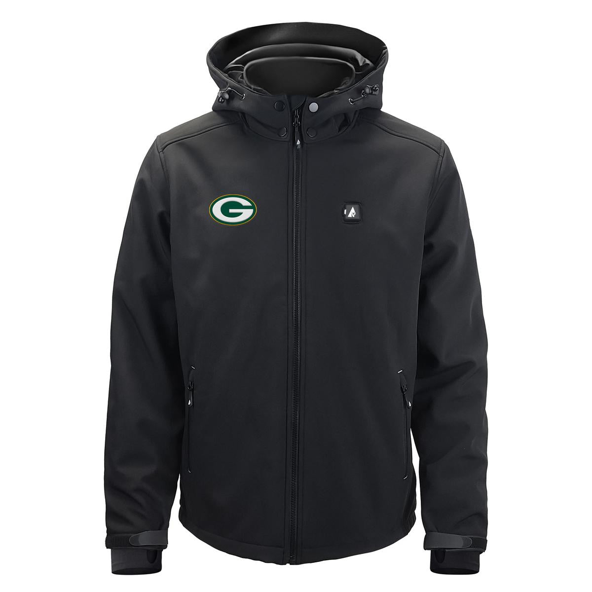ActionHeat Green Bay Packers 5V Men's Softshell Battery Heated Jacket