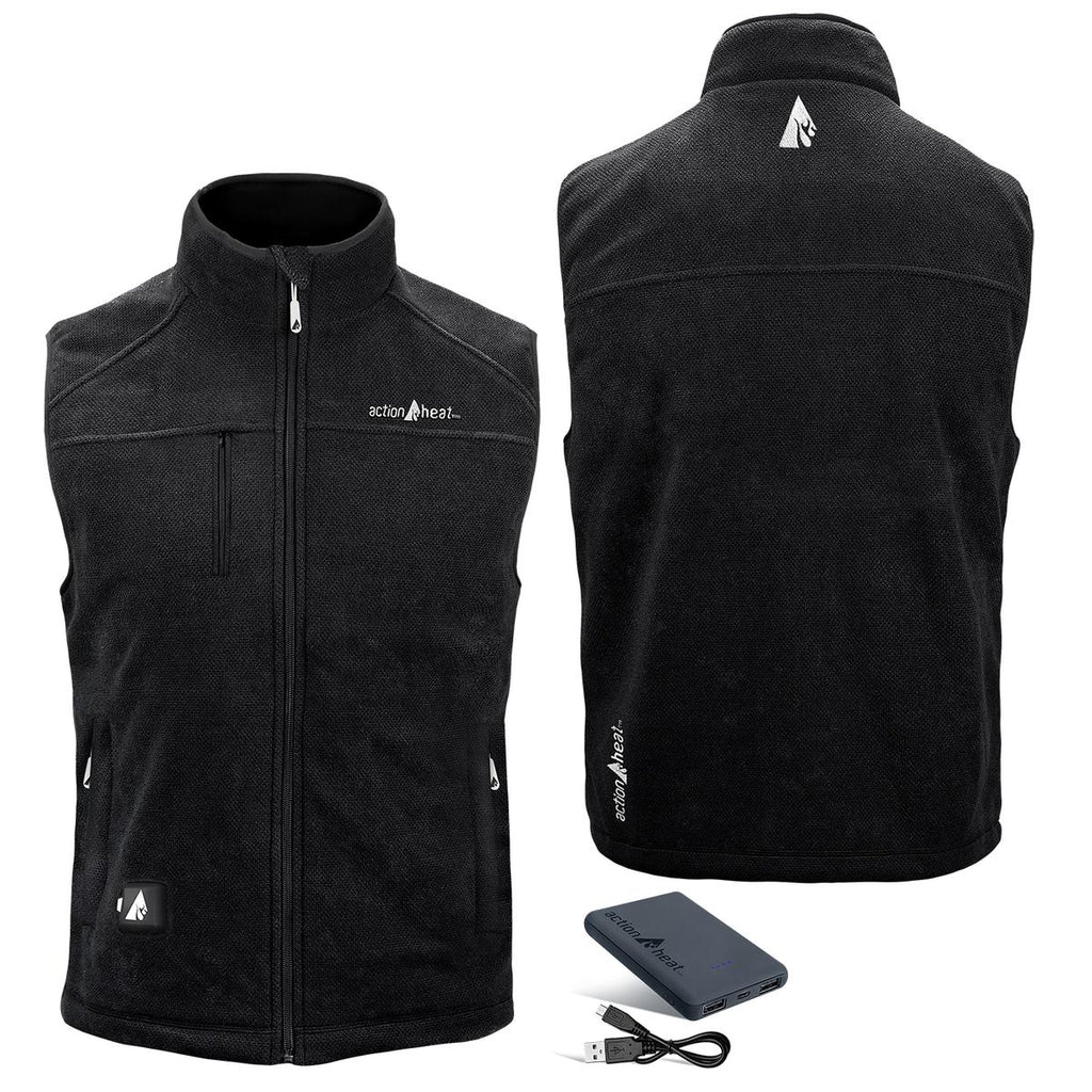 ActionHeat 5V Men's Performance Fleece Battery Heated Vest