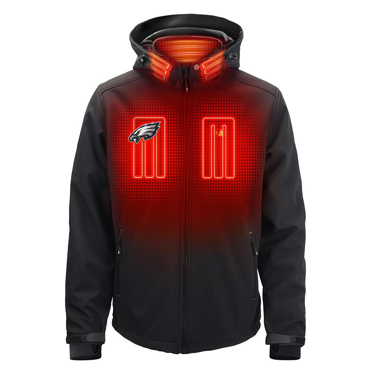ActionHeat Philadelphia Eagles 5V Men's Softshell Battery Heated Jacket