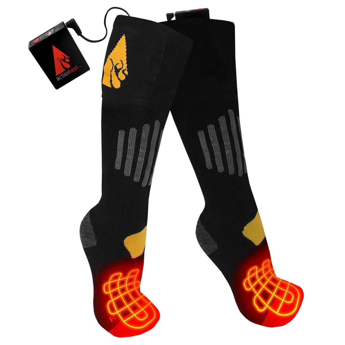 Open Box ActionHeat Rechargeable 3V Heated Socks