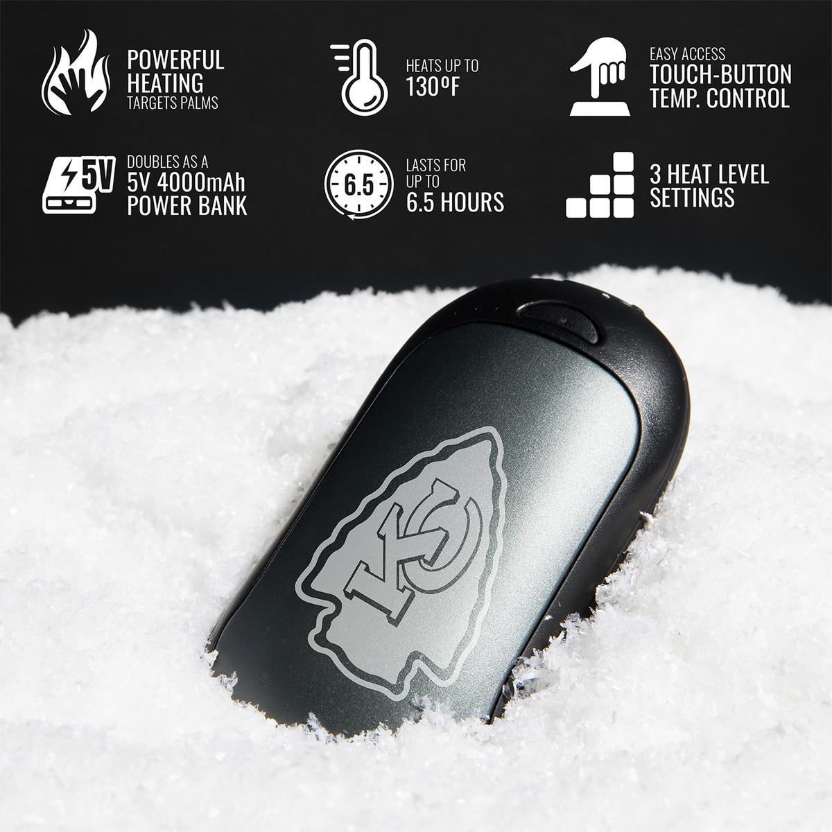 ActionHeat Kansas City Chiefs Rechargeable Hand Warmer