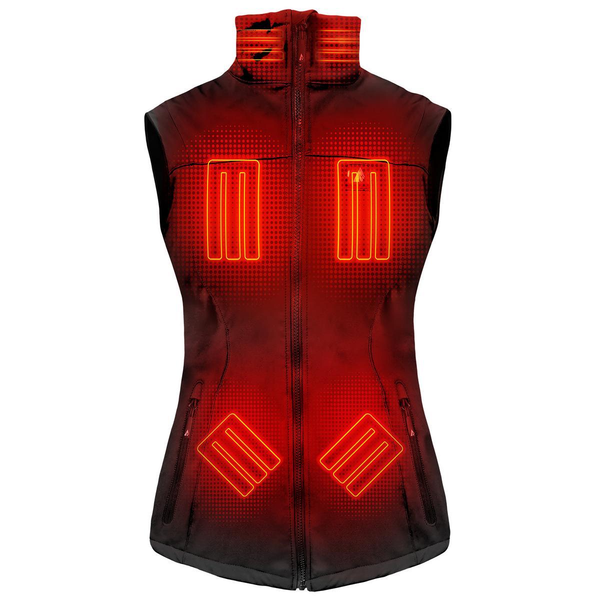 Open Box ActionHeat Pro Series+ Bluetooth Women's Softshell Heated Vest