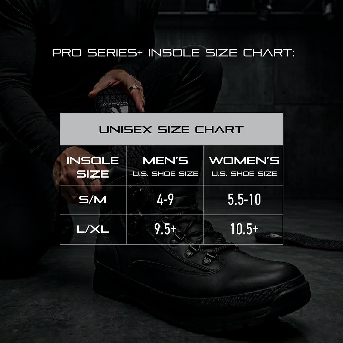 Open Box ActionHeat Pro Series+ Bluetooth Heated Insoles