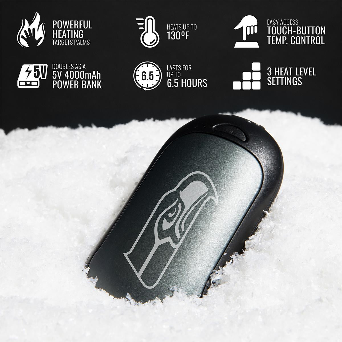 ActionHeat Seattle Seahawks Rechargeable Hand Warmer