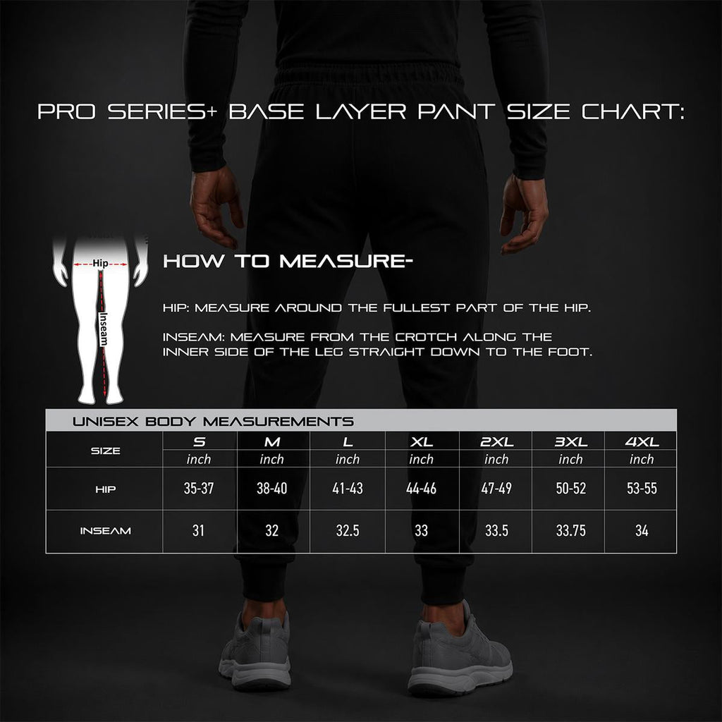 ActionHeat Pro Series+ Bluetooth Unisex Heated Base Layer Pants