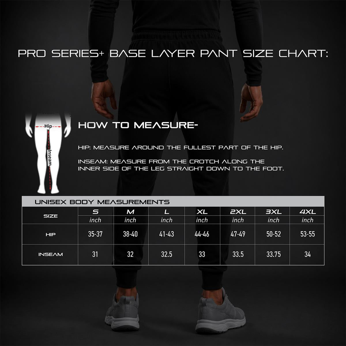ActionHeat Pro Series+ Bluetooth Unisex Heated Base Layer Pants