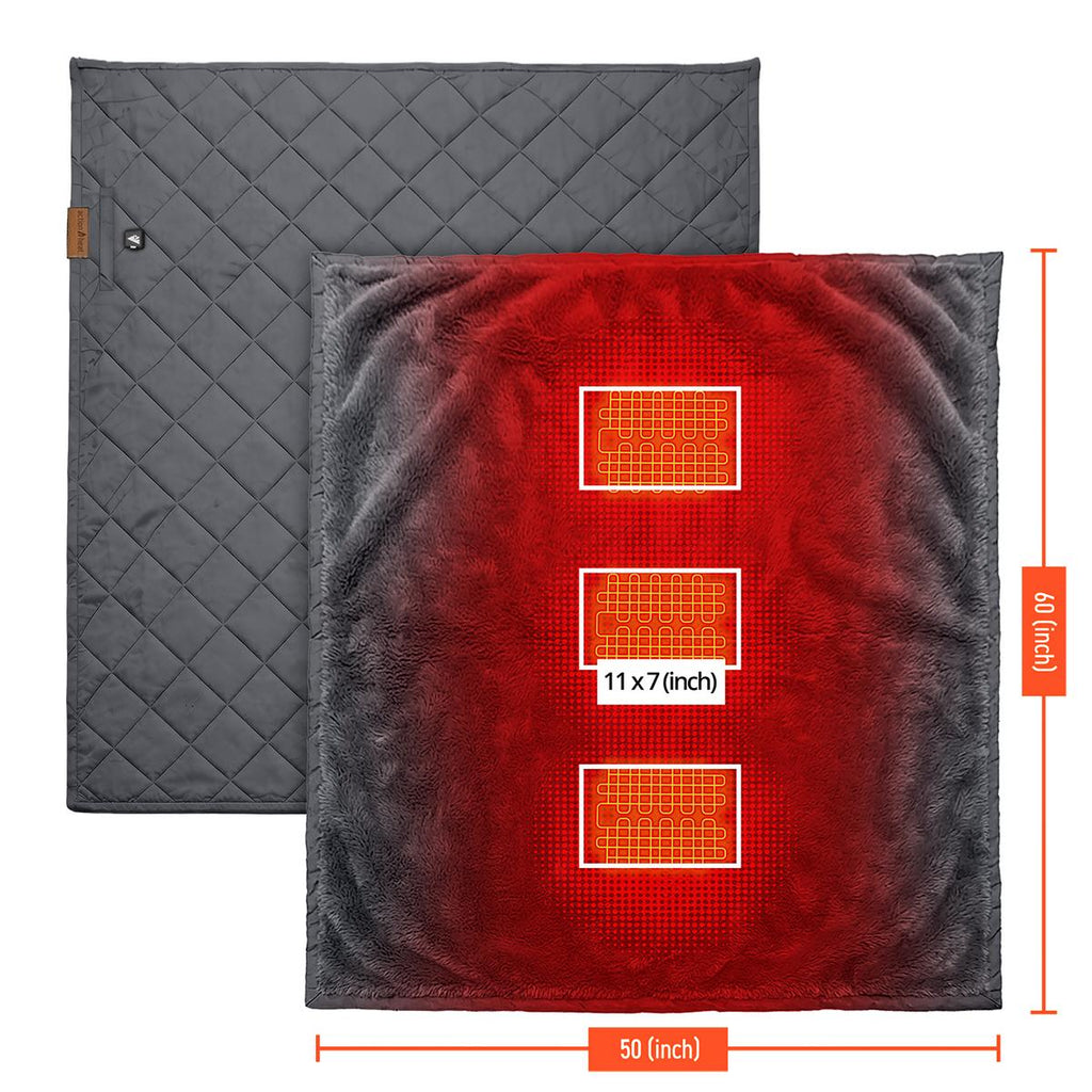 ActionHeat Indoor/Outdoor Battery Heated Blanket
