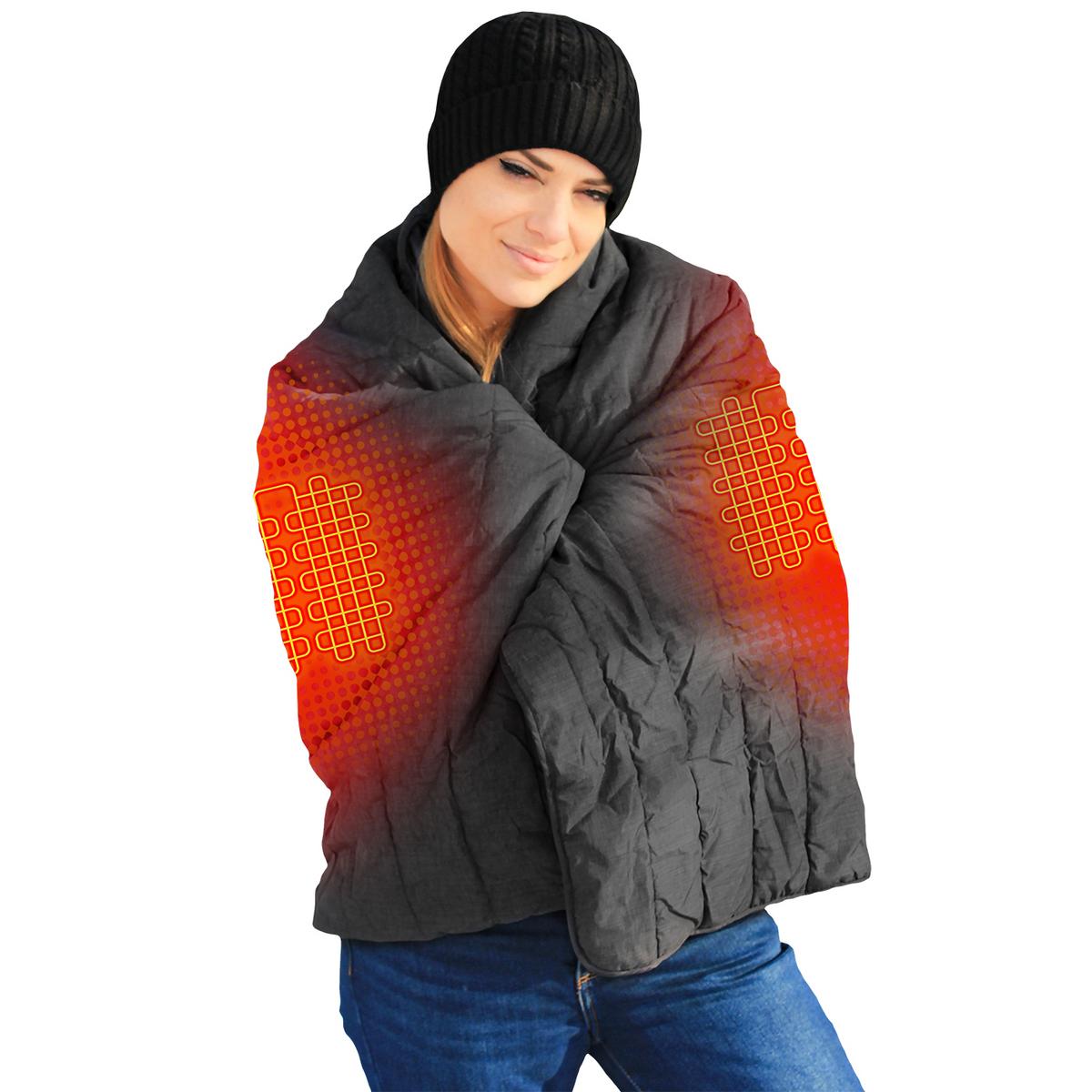 ActionHeat 7V Battery Heated Throw Blanket
