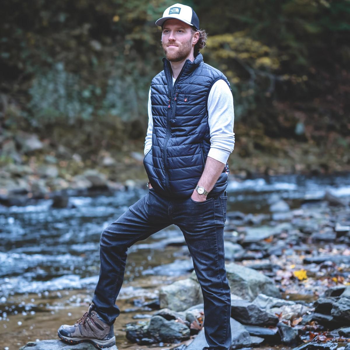 ActionHeat 5V Men's Insulated Puffer Battery Heated Vest