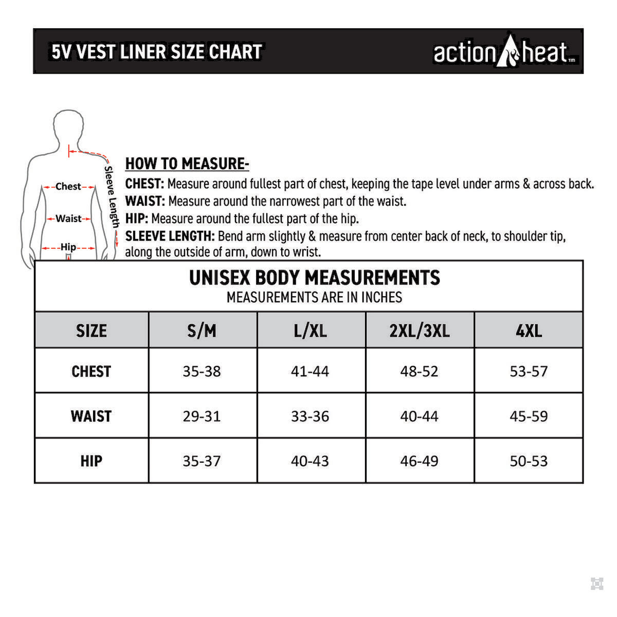 ActionHeat 5V Classic Insulated Puffer Heated Vest Liner