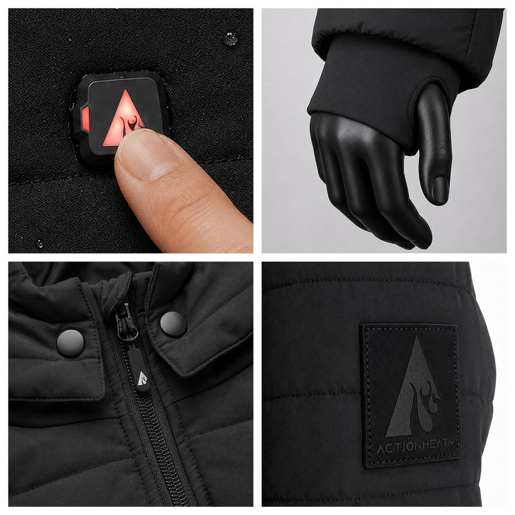 ActionHeat Pro Series+ Bluetooth Men's Puffer Heated Jacket