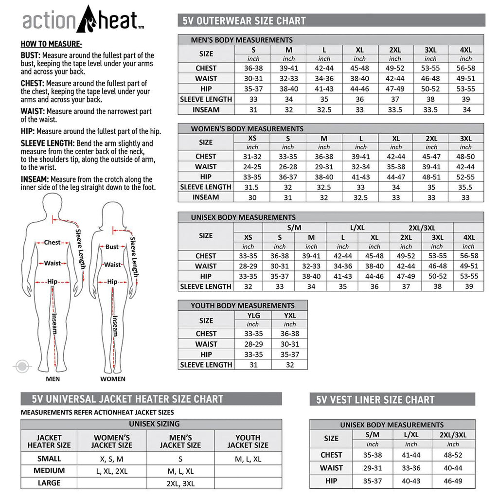 ActionHeat 5V Women's Heated Base Layer Shirt