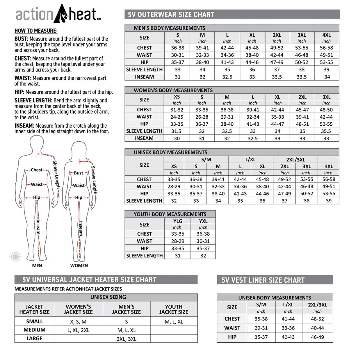 ActionHeat 5V Women's Heated Base Layer Shirt