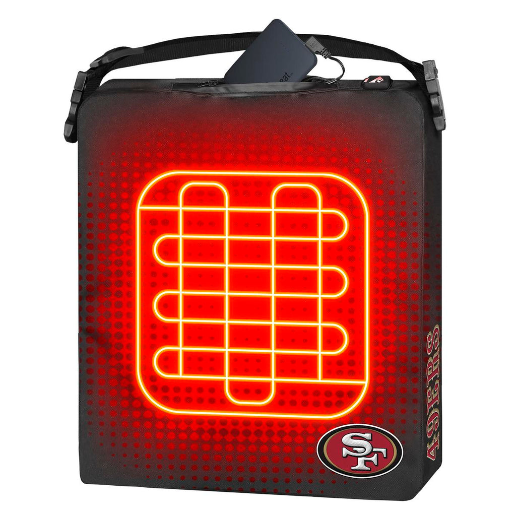 ActionHeat San Francisco 49ers 5V Battery Heated Seat Cushion