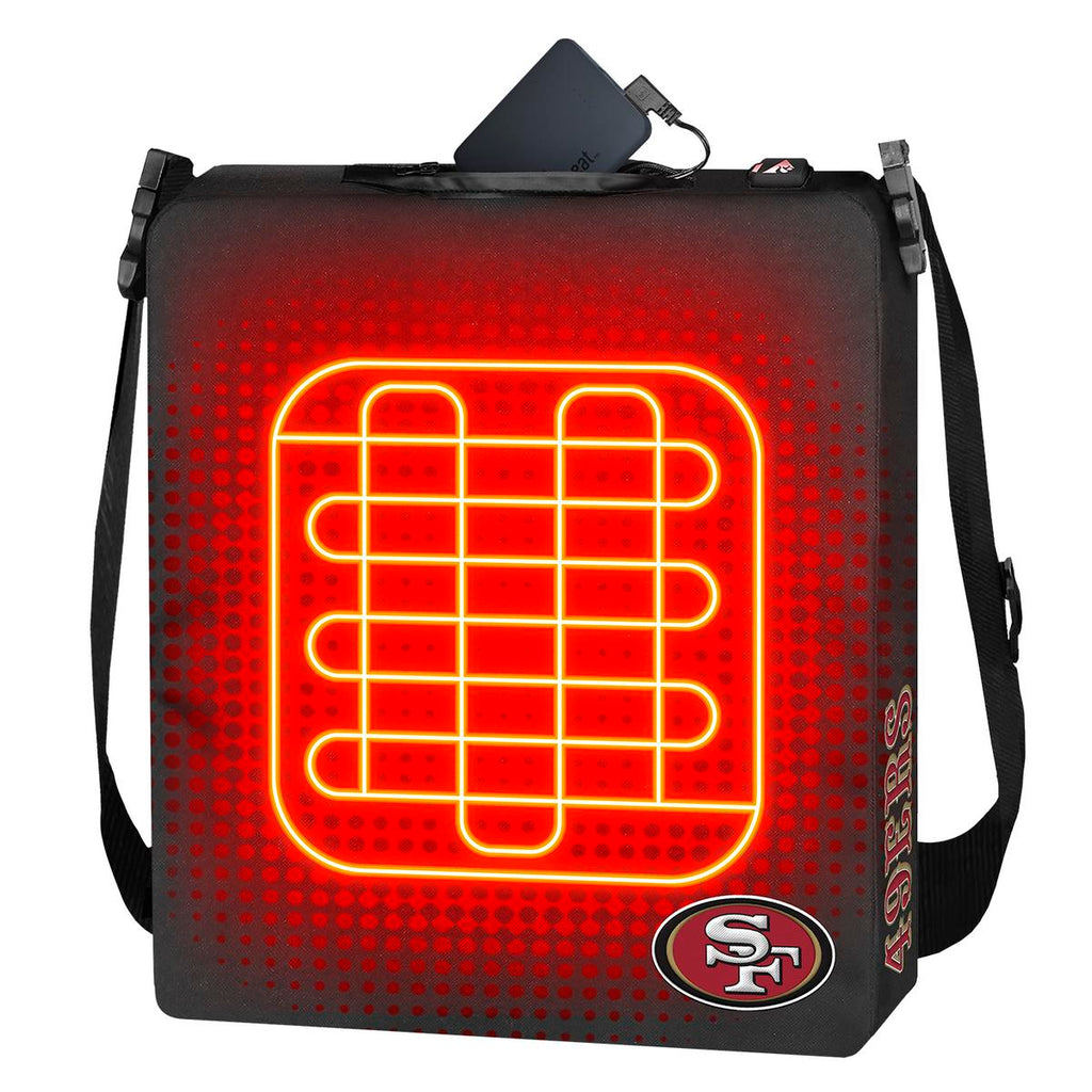 ActionHeat San Francisco 49ers 5V Battery Heated Seat Cushion