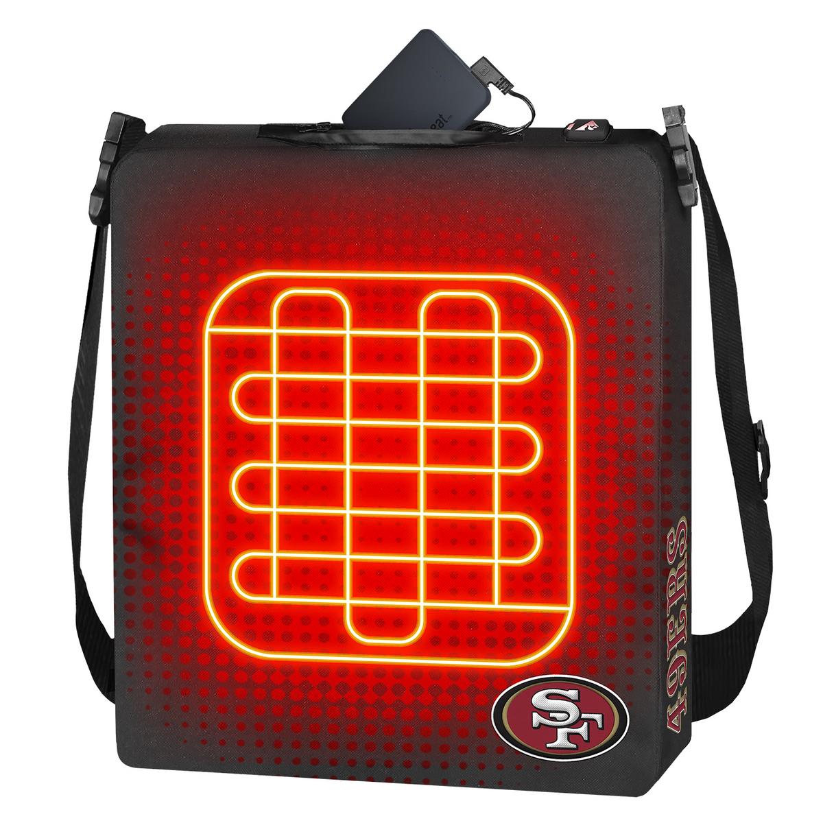 ActionHeat San Francisco 49ers 5V Battery Heated Seat Cushion