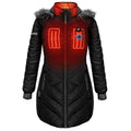 ActionHeat Dallas Cowboys 5V Women's Long Puffer Battery Heated Jacket