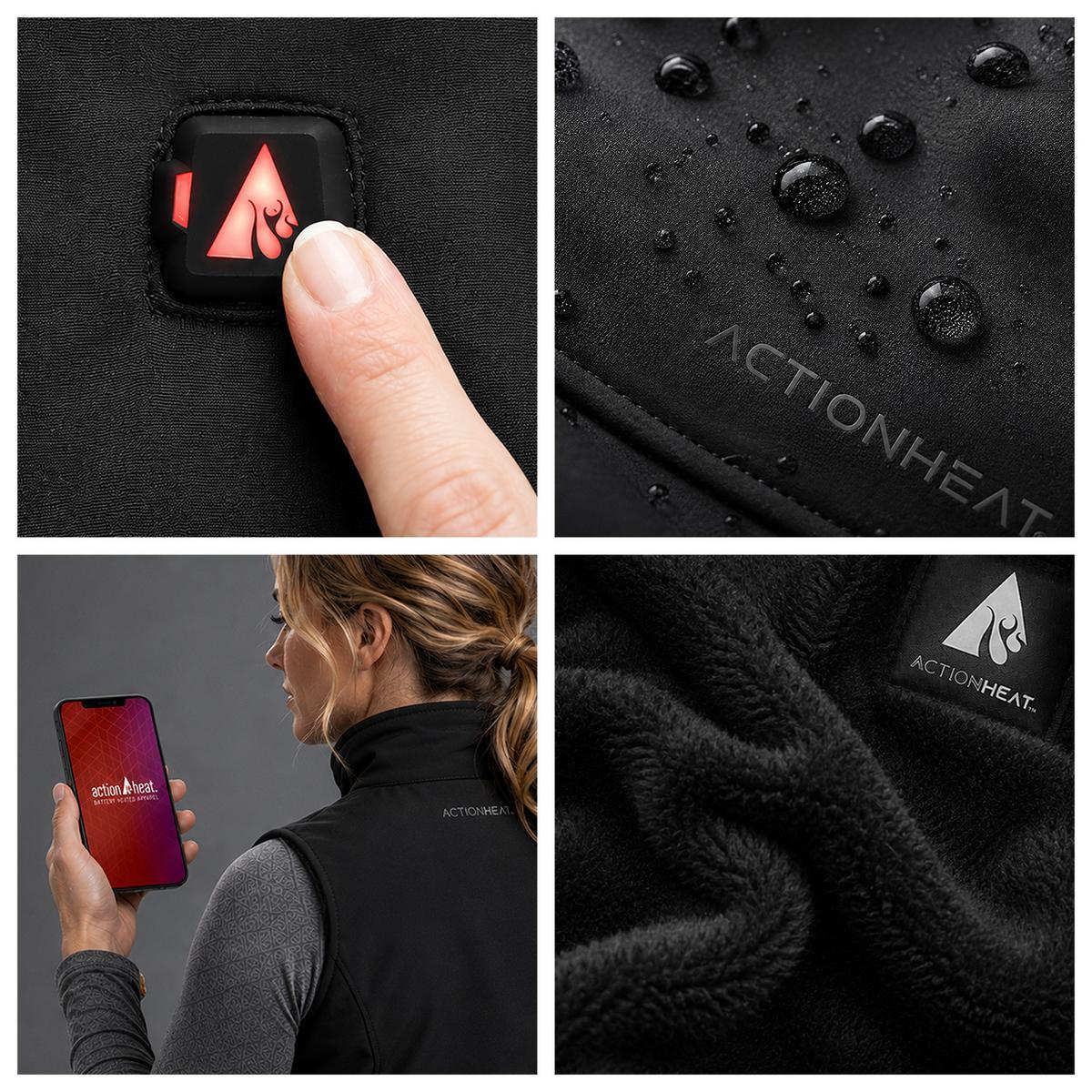 Open Box ActionHeat Pro Series+ Bluetooth Women's Softshell Heated Vest