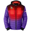 ActionHeat Minnesota Vikings 5V Men's Colorblock Puffer Battery Heated Jacket