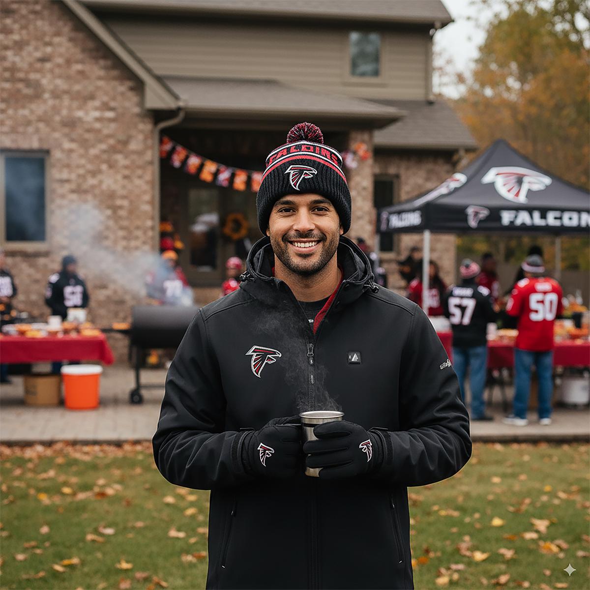 ActionHeat Atlanta Falcons 5V Men's Softshell Battery Heated Jacket