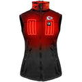 ActionHeat Kansas City Chiefs 5V Women's Softshell Battery Heated Vest