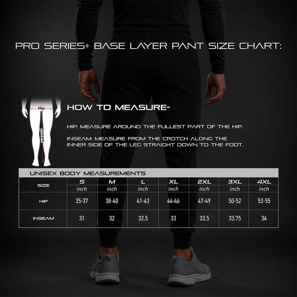 Open Box ActionHeat Pro Series+ Bluetooth Unisex Heated Base Layer Pants