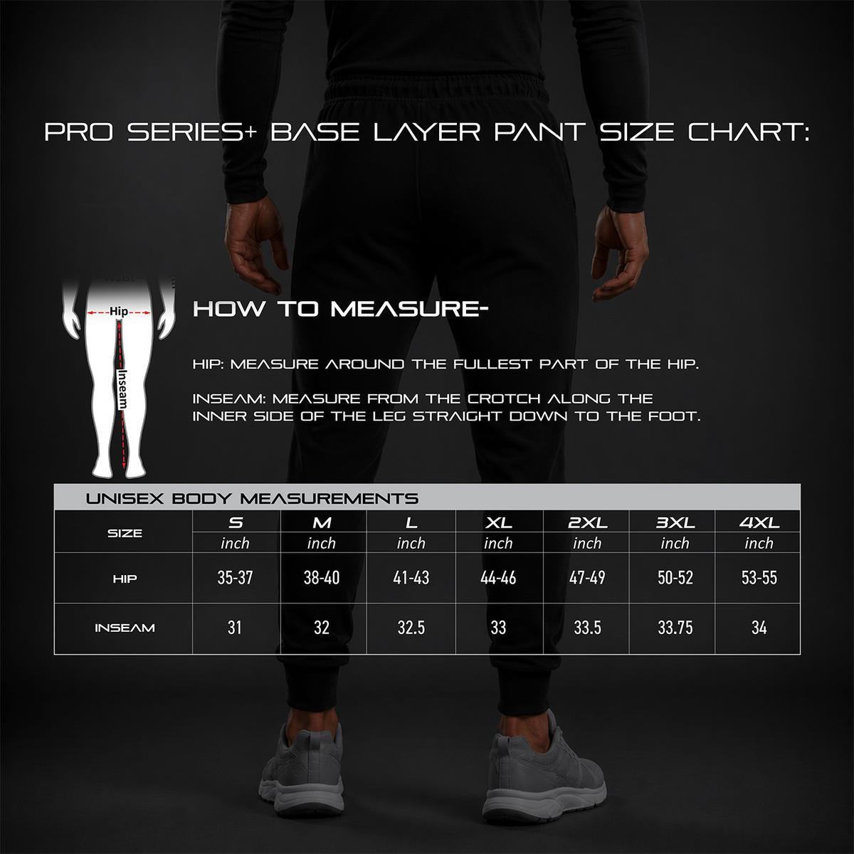 Open Box ActionHeat Pro Series+ Bluetooth Unisex Heated Base Layer Pants