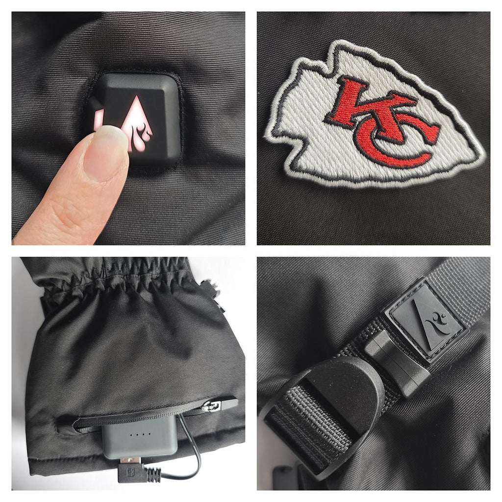 ActionHeat Kansas City Chiefs 5V Battery Heated Gloves