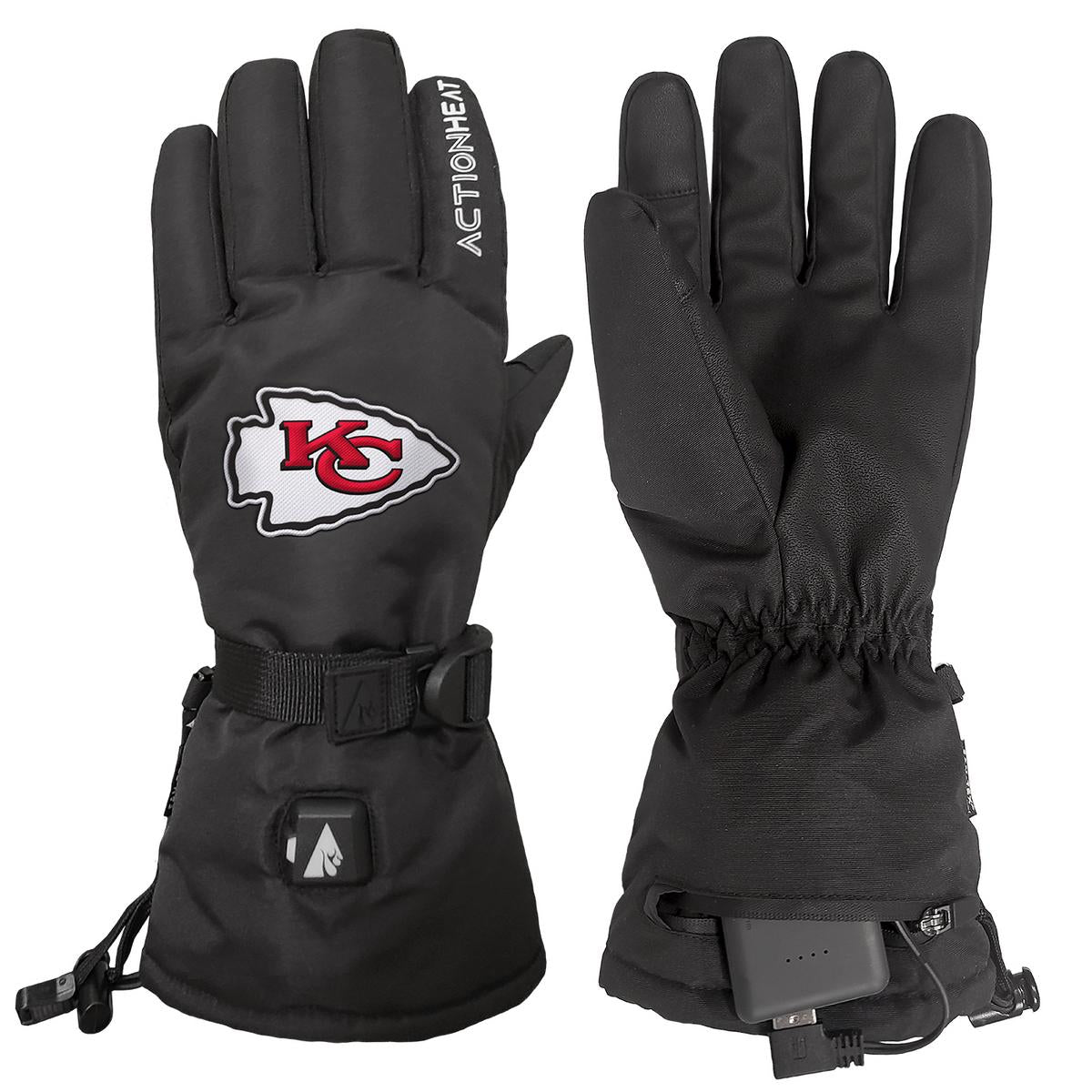 ActionHeat Kansas City Chiefs 5V Battery Heated Gloves