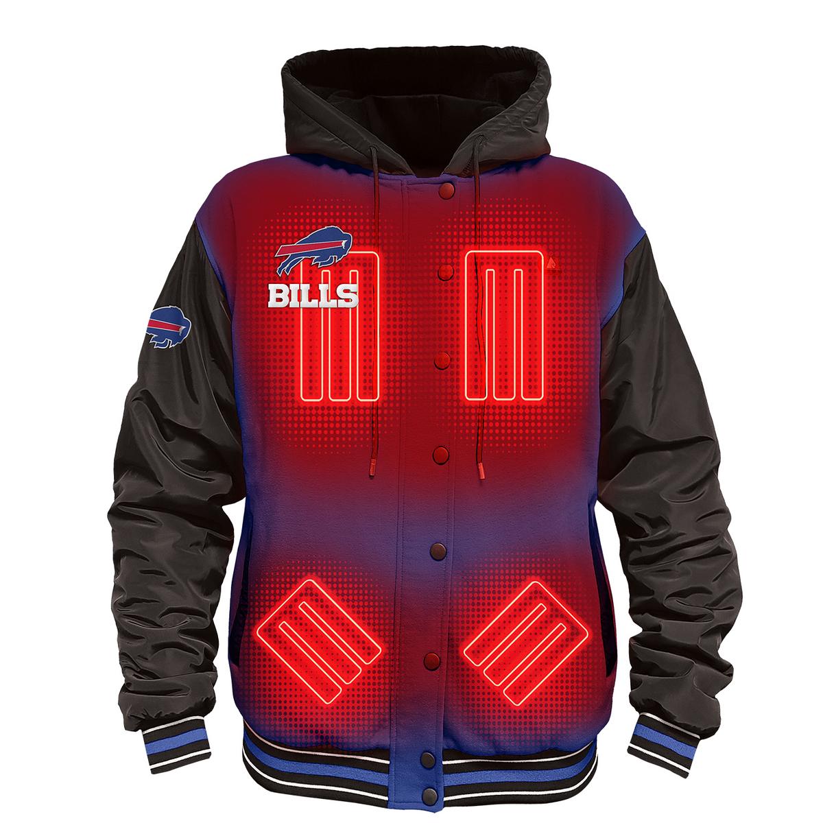 ActionHeat Buffalo Bills 5V Battery Heated Varsity Jacket