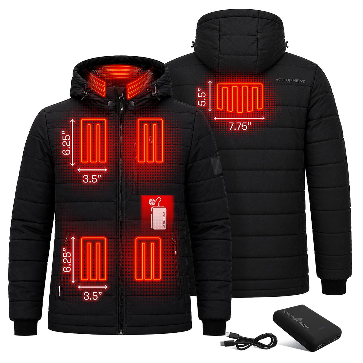 ActionHeat Pro Series+ Bluetooth Men's Puffer Heated Jacket