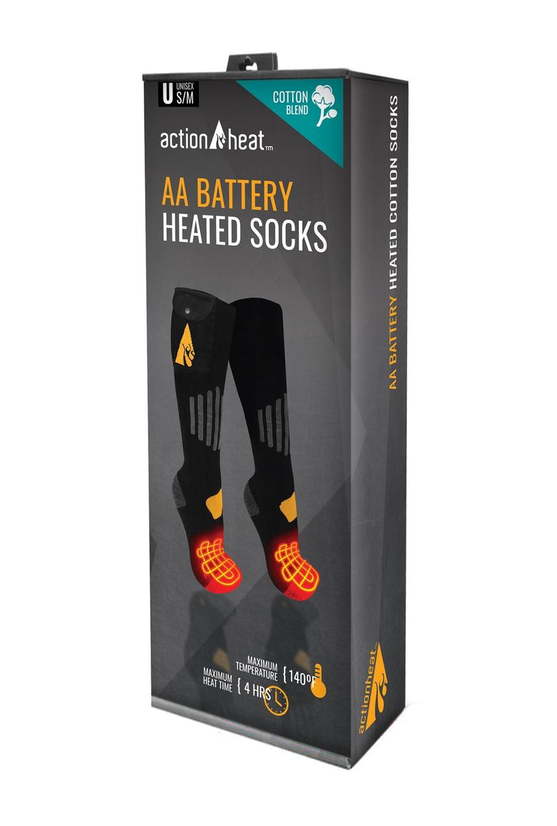 ActionHeat AA Cotton Sock 18-piece display