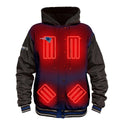 ActionHeat New England Patriots 5V Battery Heated Varsity Jacket