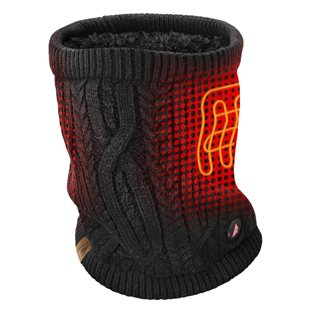 ActionHeat 5V Battery Cable Knit Heated Neck Gaiter