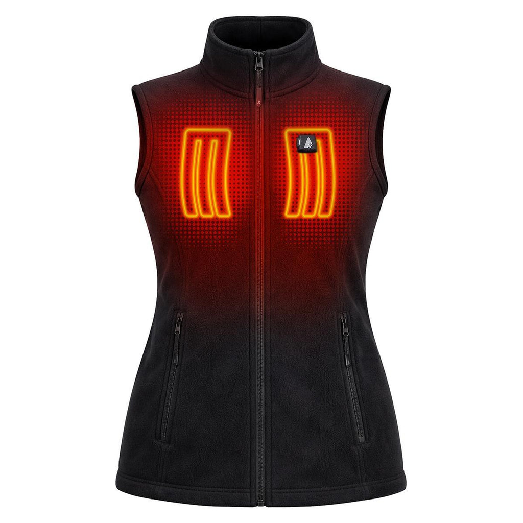Open Box ActionHeat 5V Women's Classic Heated Fleece Vest