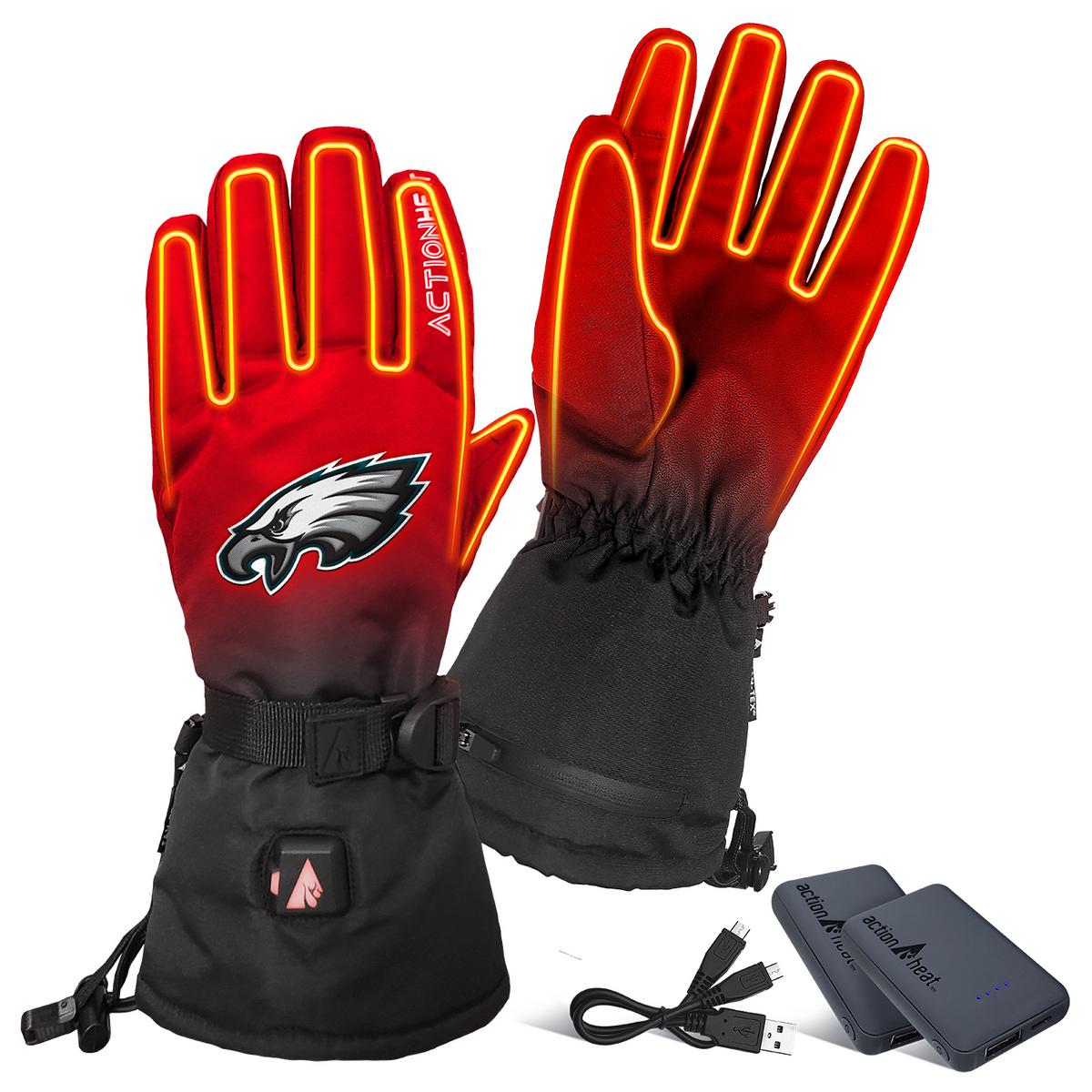 ActionHeat Philadelphia Eagles 5V Battery Heated Gloves
