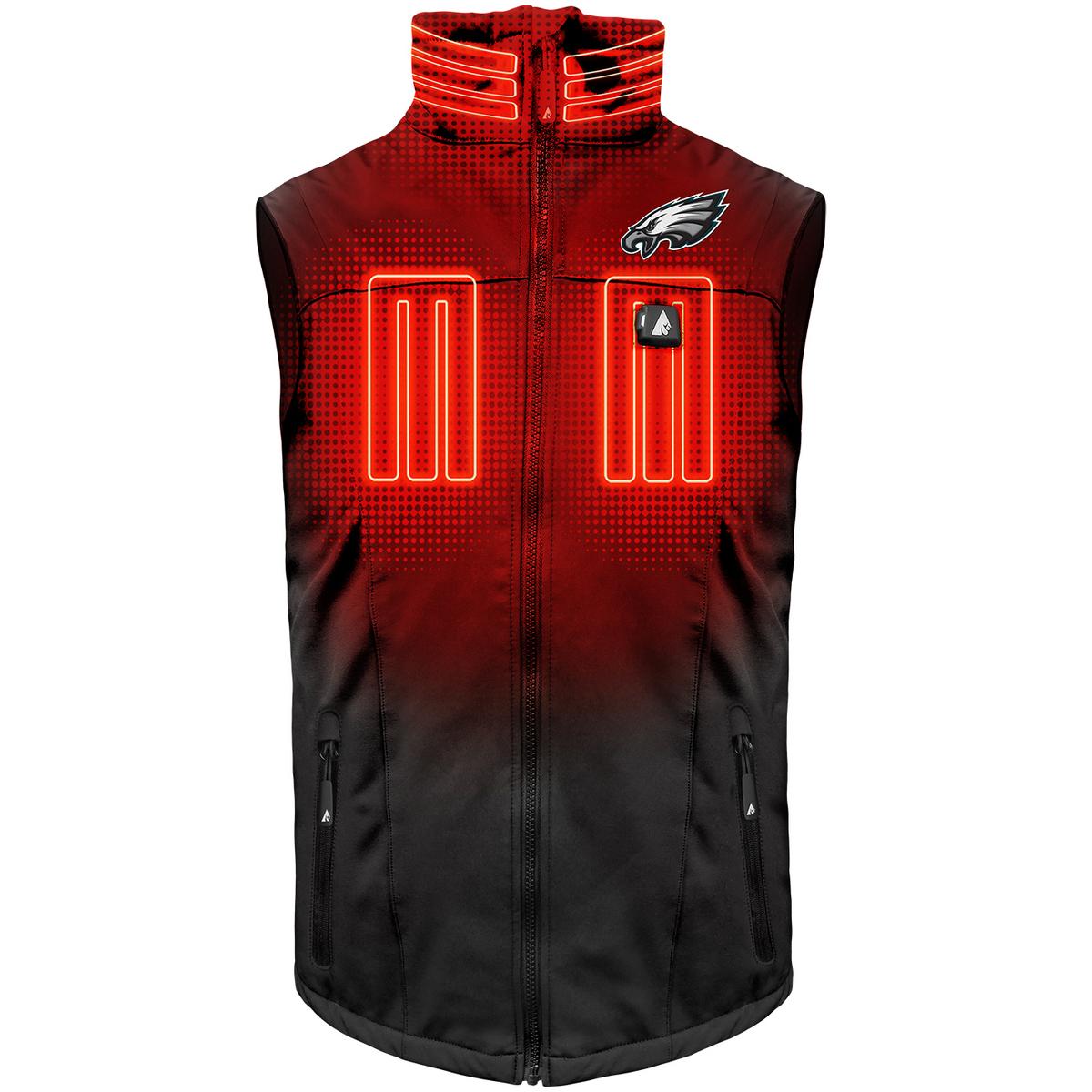 ActionHeat Philadelphia Eagles 5V Men's Softshell Battery Heated Vest