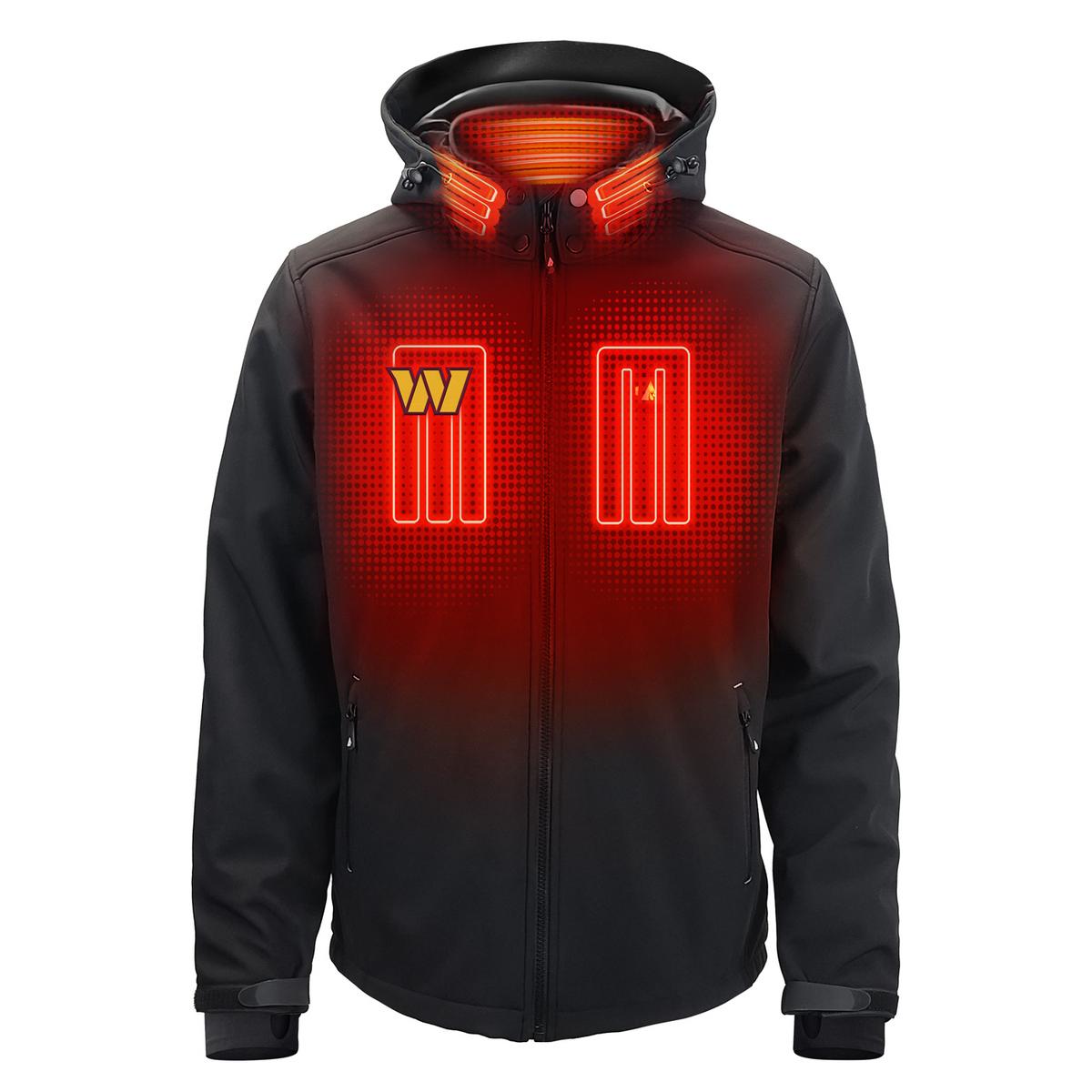 ActionHeat Washington Commanders 5V Men's Softshell Battery Heated Jacket