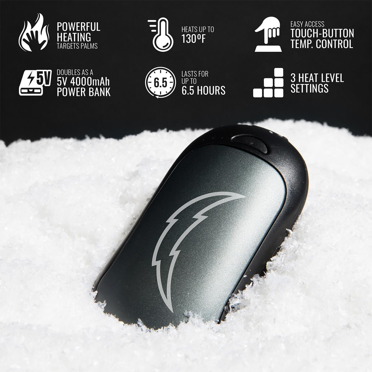 ActionHeat Los Angeles Chargers Rechargeable Hand Warmer