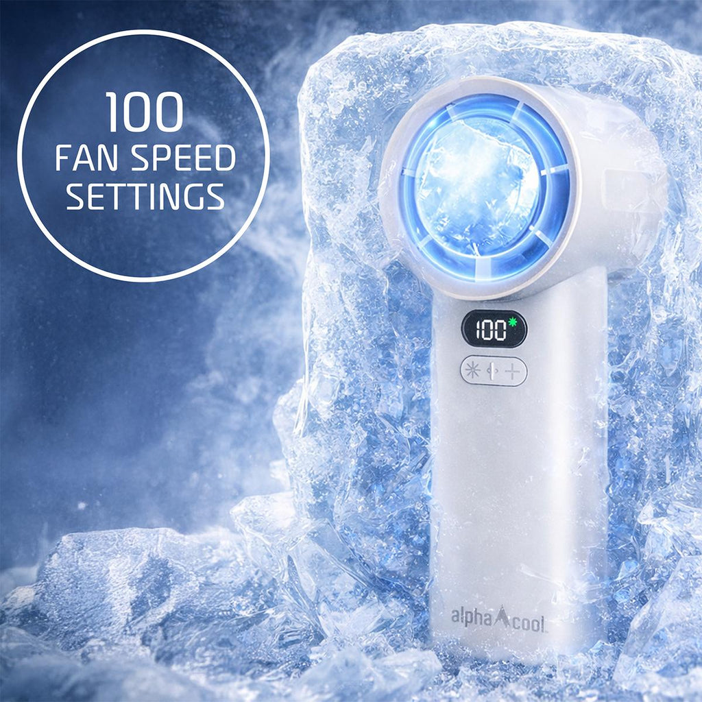 AlphaCool Handheld Fan with Cooling Plate