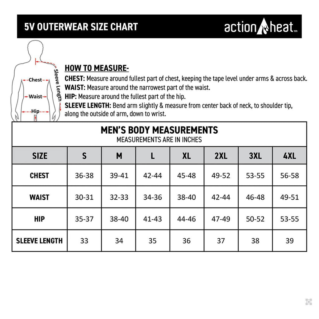 ActionHeat 5V Men's Classic Heated Fleece Vest